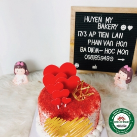 Bánh Kem mini màu đỏ 01