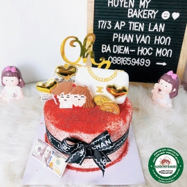 Bánh Kem Túi xách trắng 003