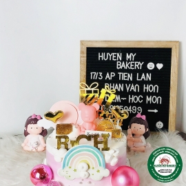 Bánh Kem Con chuột hồng 003