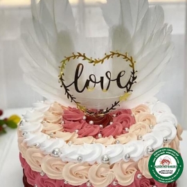 BÁNH kỉ niệm yêu nhau cánh thiên thần 001