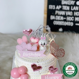 Bánh Kem thỏ trắng 005