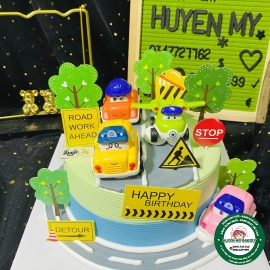 Bánh kem oto cute cho bé trai 0333