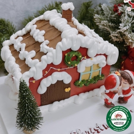 Bánh Kem Ngôi nhà Noel 07