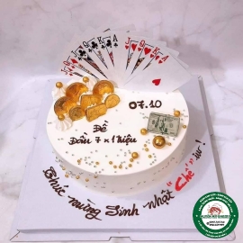 Bánh Kem ghi số lô đề 041