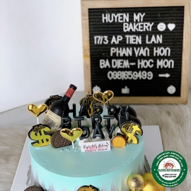 Bánh Kem chai rượu 052