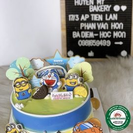 Bánh Kem Doremon Minion 030
