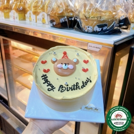 Bánh Kem Vẽ mặt Gấu 015
