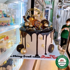 Bánh Kem socola chai rượu