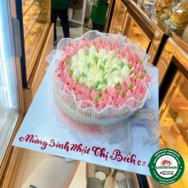 bánh kem boa tulipp