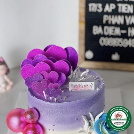 Bánh Kem tông màu tím 106