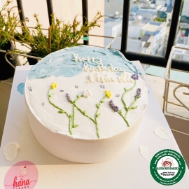 Bánh Kem vẽ hoa 183