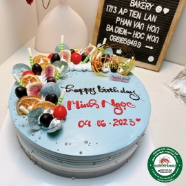 Bánh kem mẫu hoa quả 301
