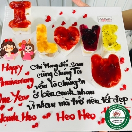 BÁNH KỈ NIỆM 1 NĂM NGÀY CƯỚI