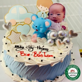 BÁNH MỪNG ĐẦY THÁNG BÉ TRAI XINH
