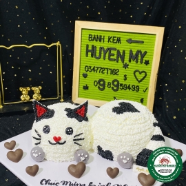 Bánh kem con mèo 01