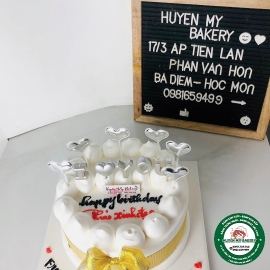 Bánh kem mẫu đơn giản 069