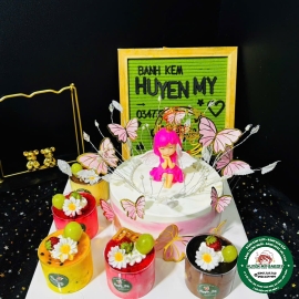 Bánh Kem Công Chúa + 5ly 