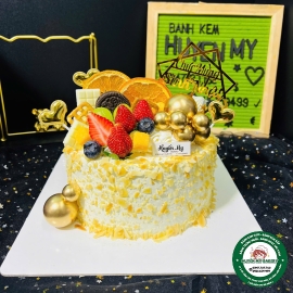Bánh Kem Bắp Trái Cây 03