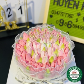 tulip baby hoa bánh kem