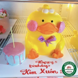 Bánh kem bé vịt vàng cute 1001
