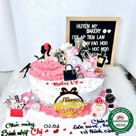 bánh kem tặng chị em  20/10 siêu sang chảnh 1012