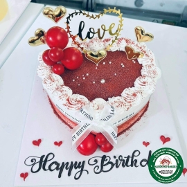 bánh kem trái tim tình yêu 1009