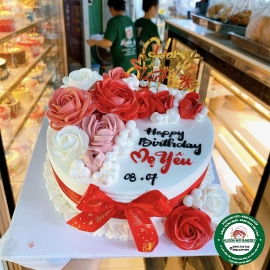 Bánh hoa hồng tặng mẹ 003