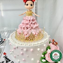 Bánh kem búp bê đẹp cute
