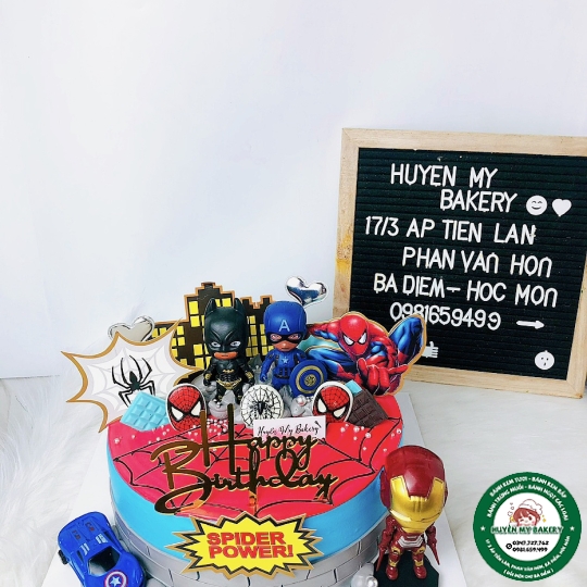 Bánh Kem Siêu anh hùng bé trai 021