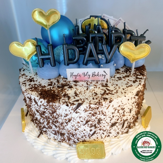 Bánh chữ Happy birthday 01