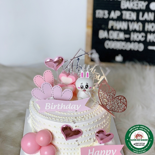 Bánh Kem thỏ trắng 005