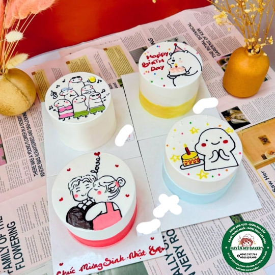 Bánh Kem Mi NI Hàn Quốc