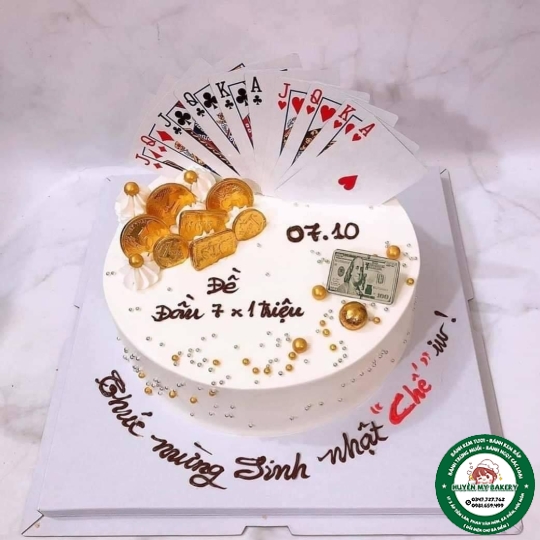 Bánh Kem ghi số lô đề 041
