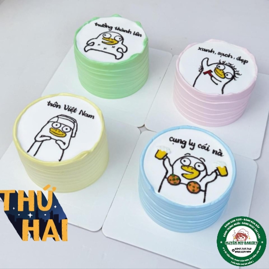 Bánh Kem Mi NI Hàn Quốc