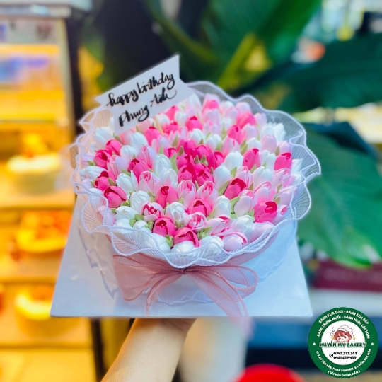 bánh kem hoa tulip 6