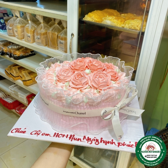bánh kem bó hoa 011