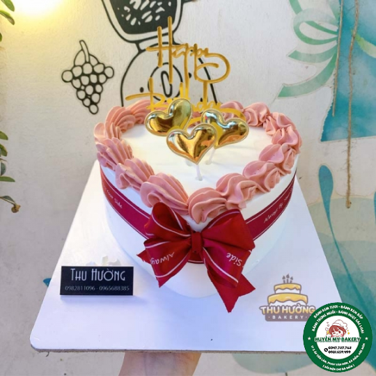 bánh trái tim 160