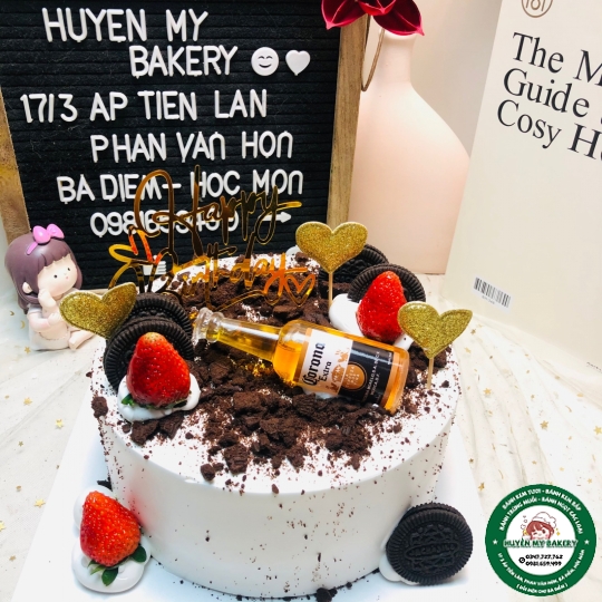 Bánh kem chai rượu quý ông 207