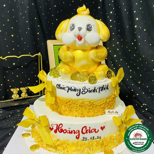 bánh tượng Chó chibi