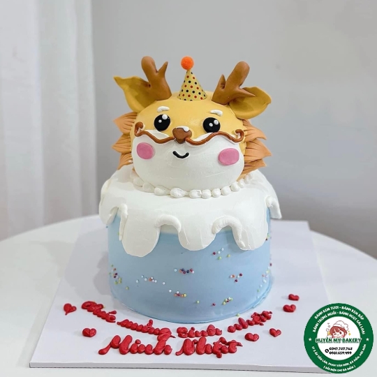 bánh kem rồng ngộ ngĩnh