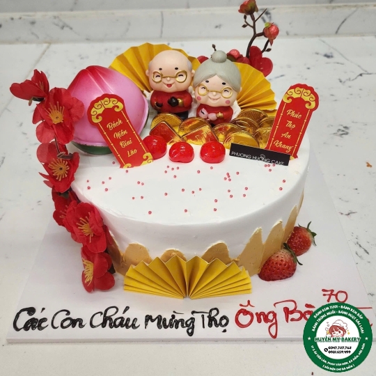 Bánh Kem Mừng Thọ Ông Bà 003