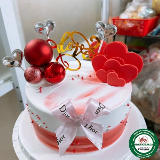 bánh kem tròn mẫu 1009
