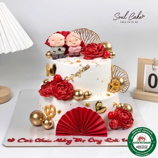 Bánh Kem Mừng Thọ Ông Bà 008
