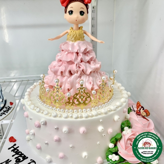 Bánh kem búp bê đẹp cute